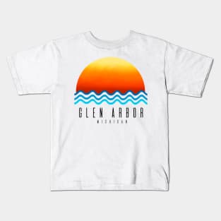 Glen Arbor Michigan Kids T-Shirt